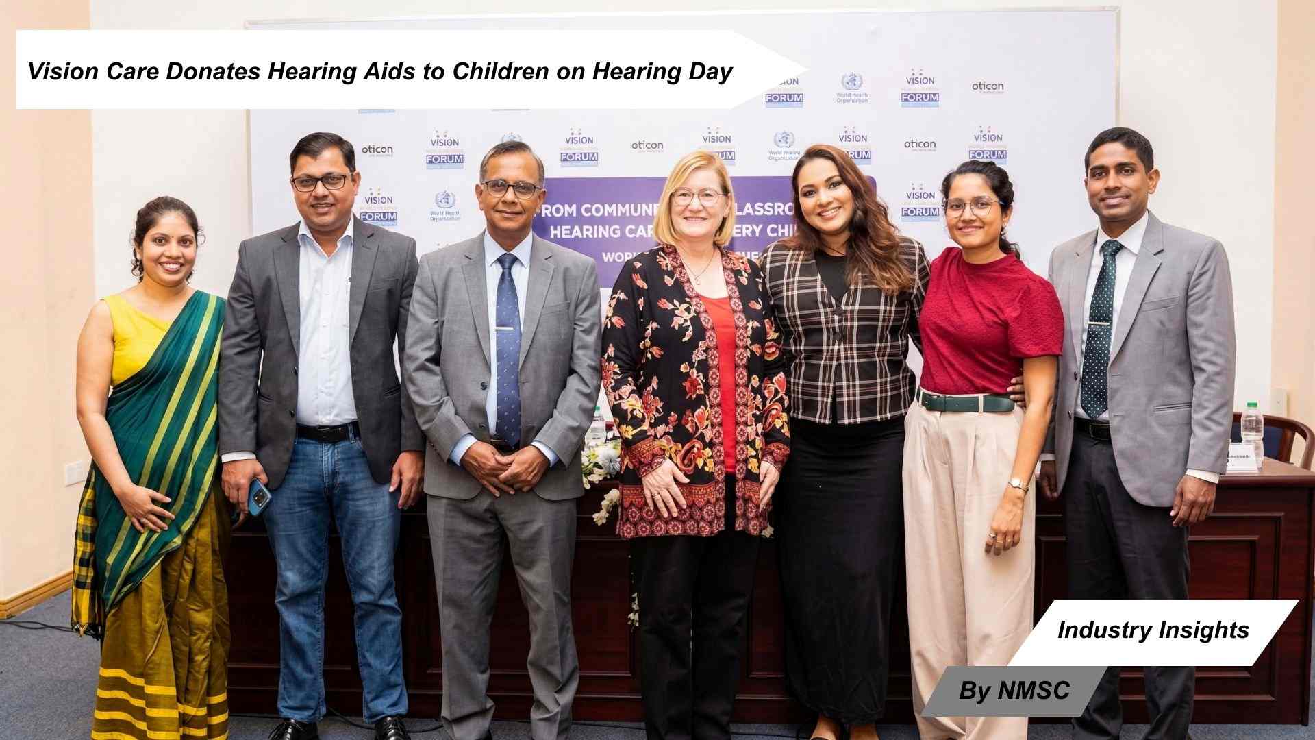 Vision Care Donates Hearing Aids to Children on Hearing Day