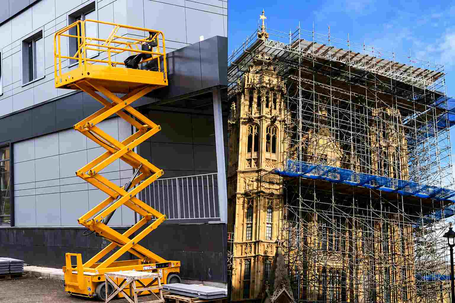 Aerial Work Platform Lifts vs. Traditional Scaffol...