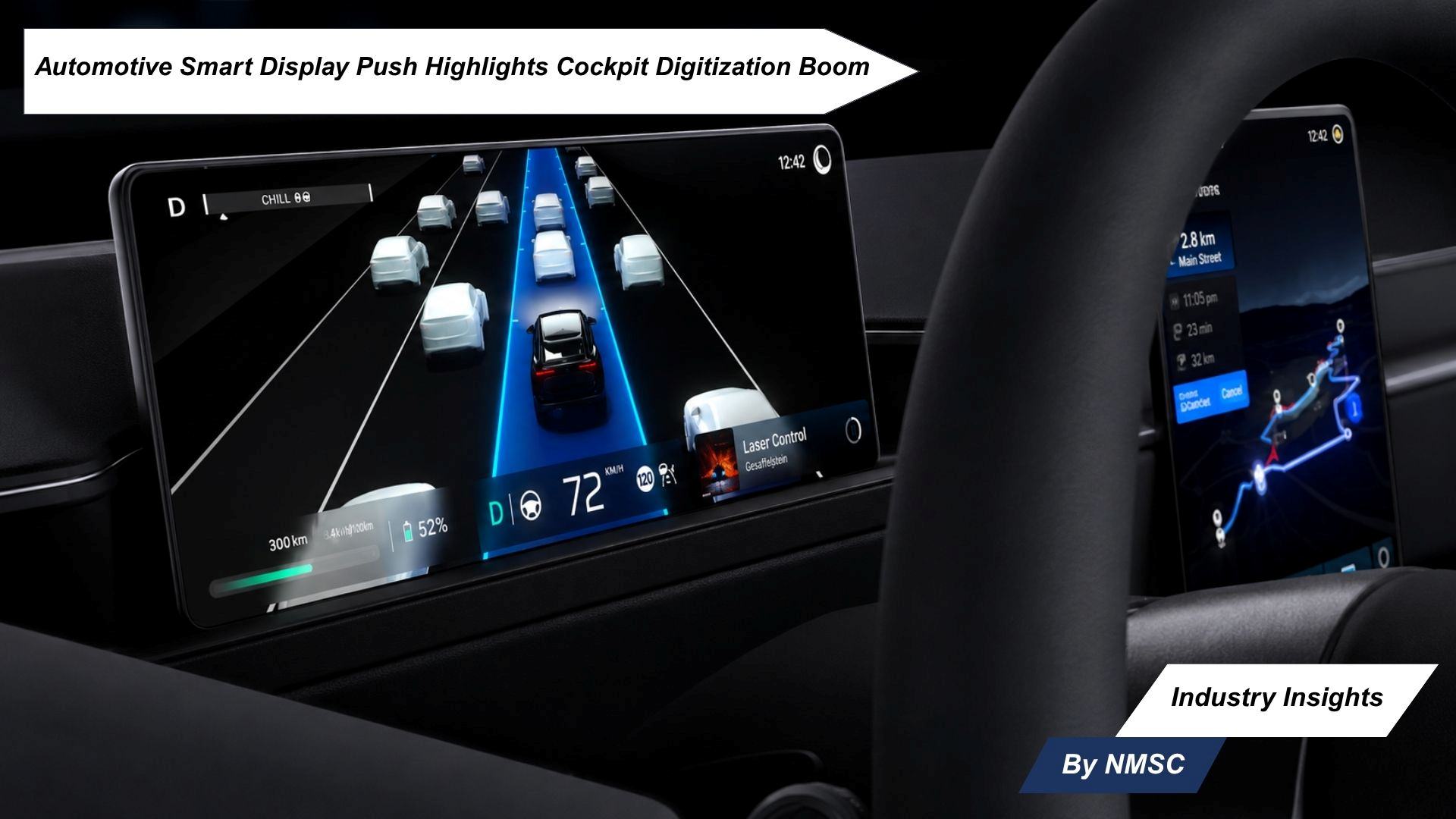 Automotive Smart Display Push Highlights Cockpit Digitization Boom