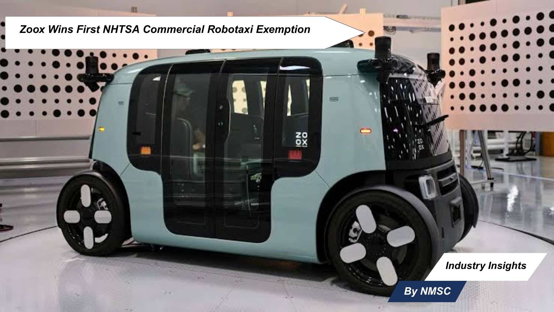 Zoox Wins First NHTSA Commercial Robotaxi Exemption