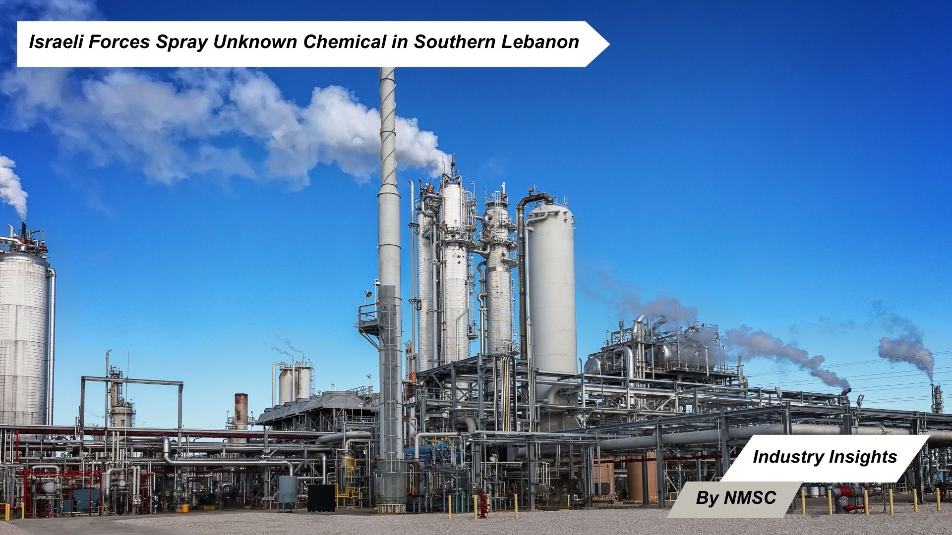 Israeli Forces Spray Unknown Chemical in Southern Lebanon