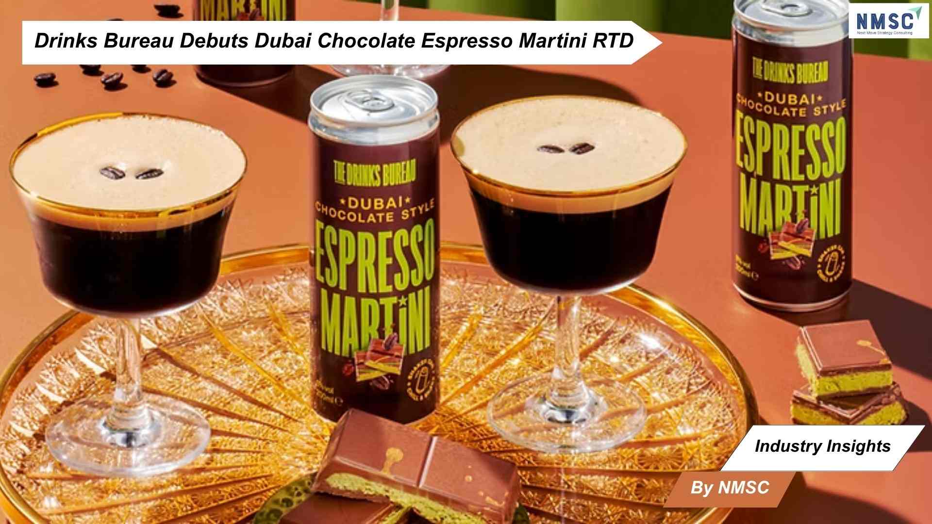 Drinks Bureau Debuts Dubai Chocolate Espresso Martini RTD