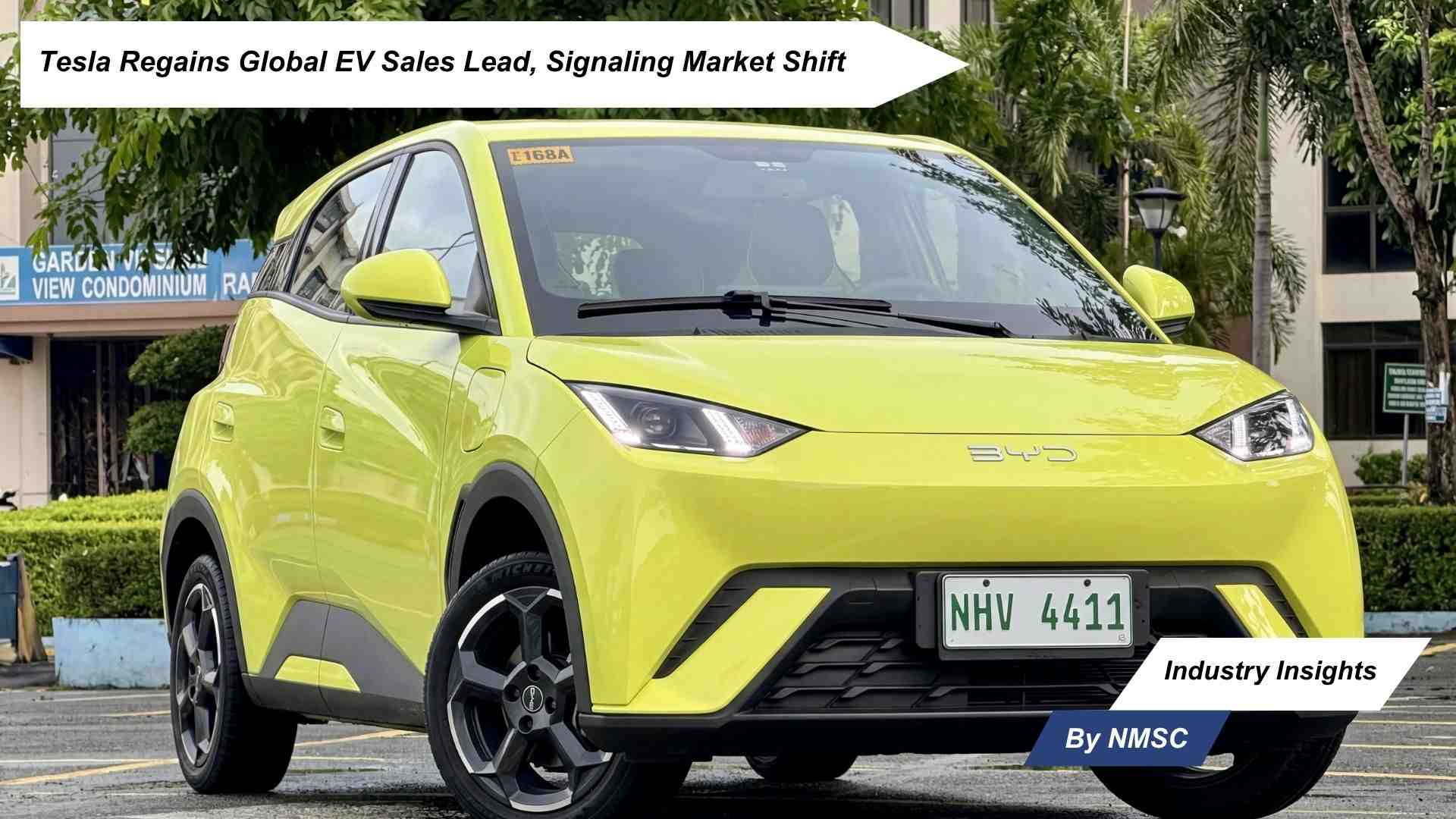 Tesla Regains Global EV Sales Lead, Signaling Market Shift