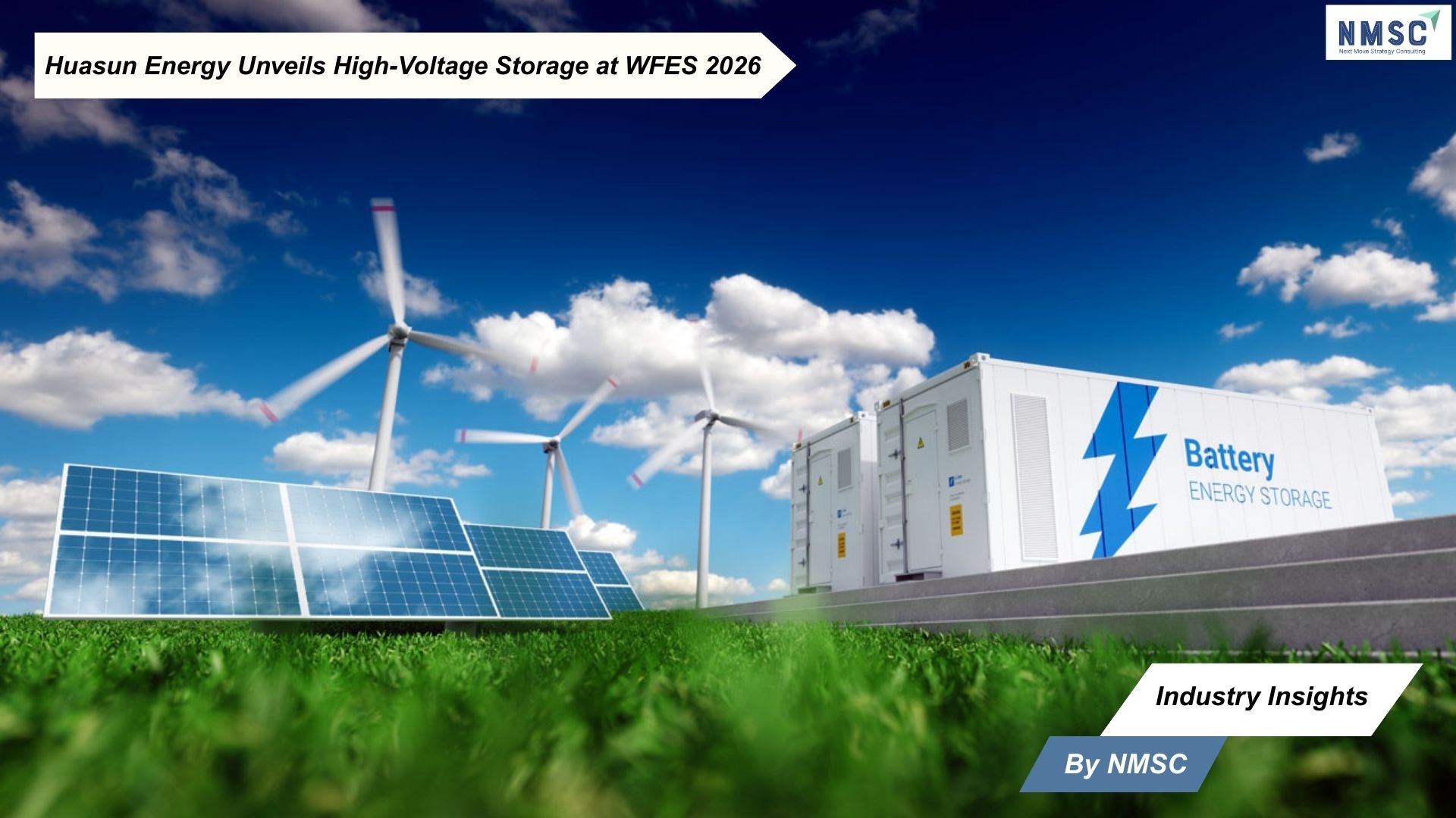 Huasun Energy Unveils High-Voltage Storage at WFES 2026