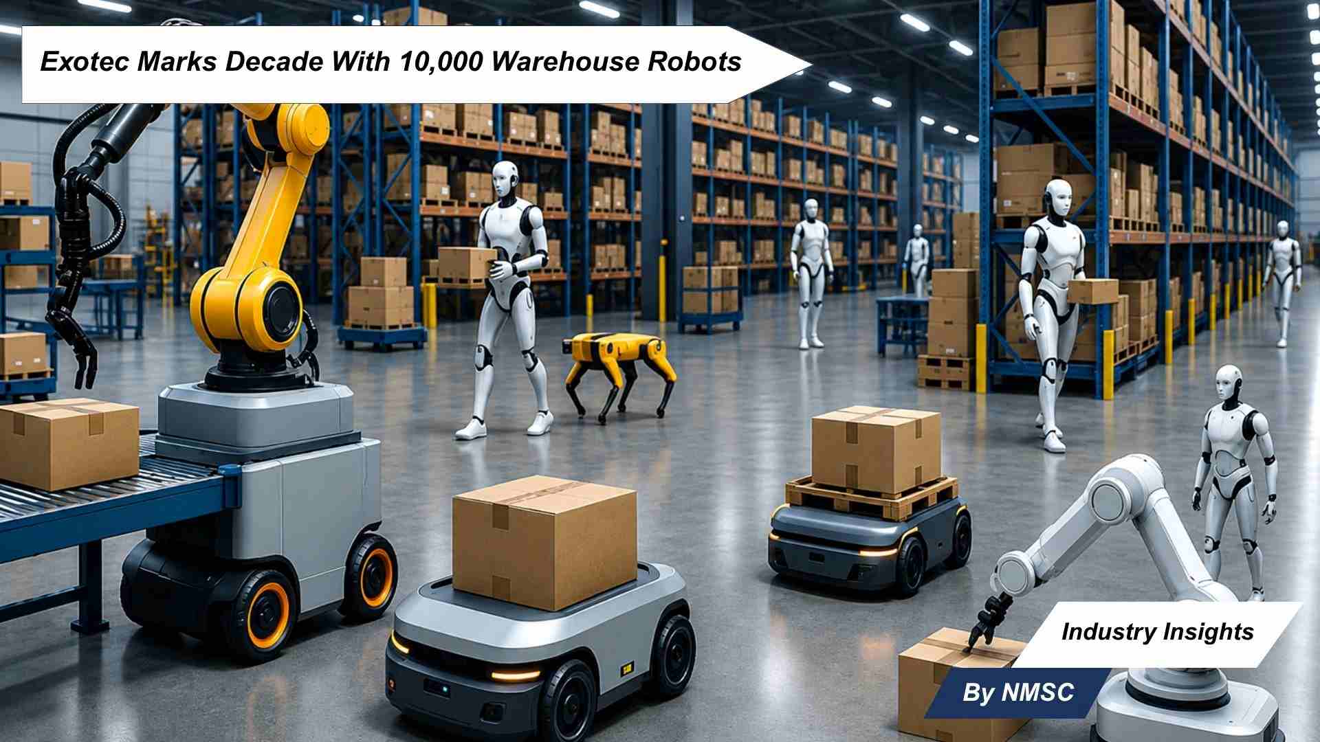 Exotec Marks Decade With 10,000 Warehouse Robots