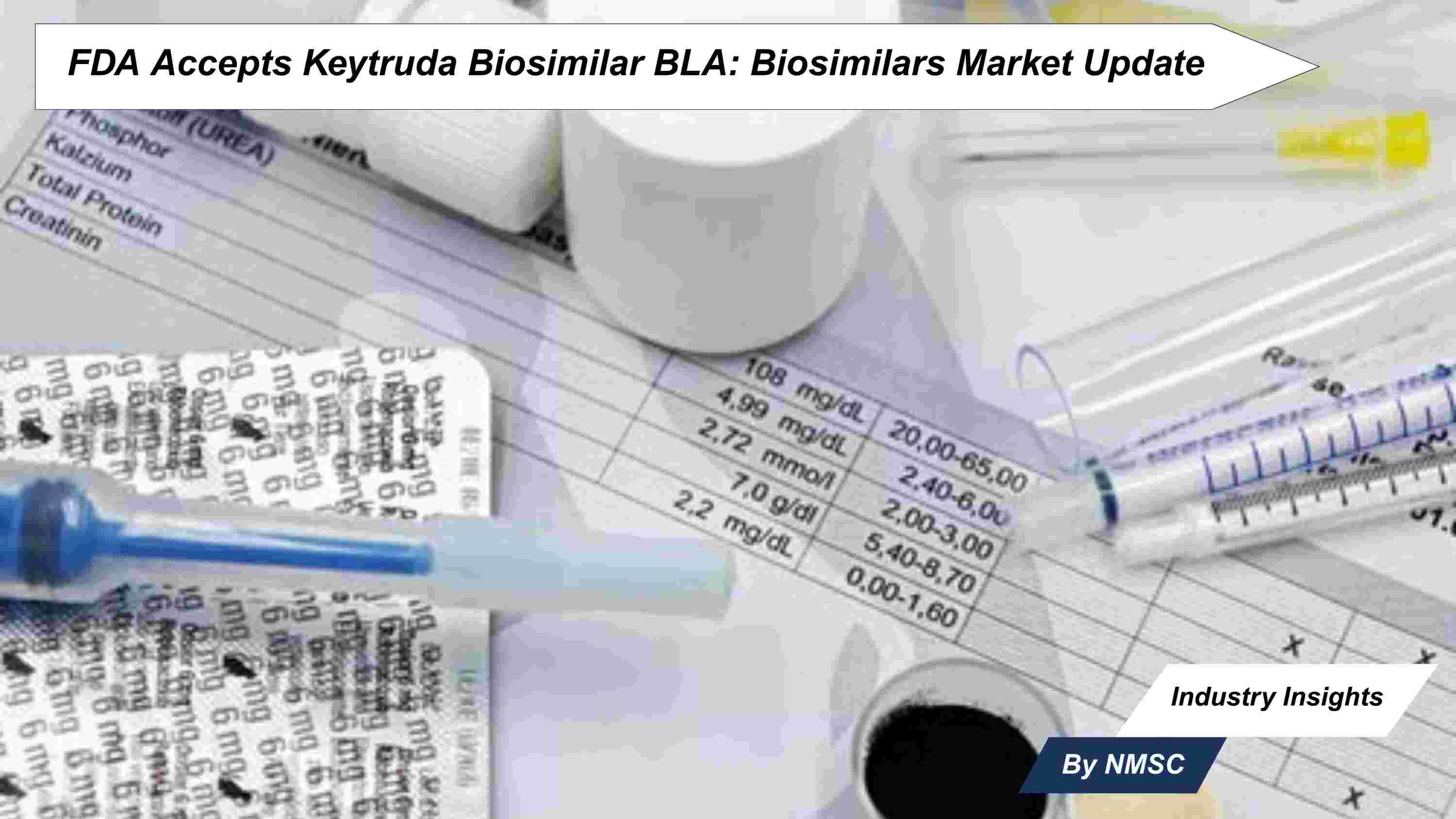 FDA Accepts Keytruda Biosimilar BLA: Biosimilars Market Update