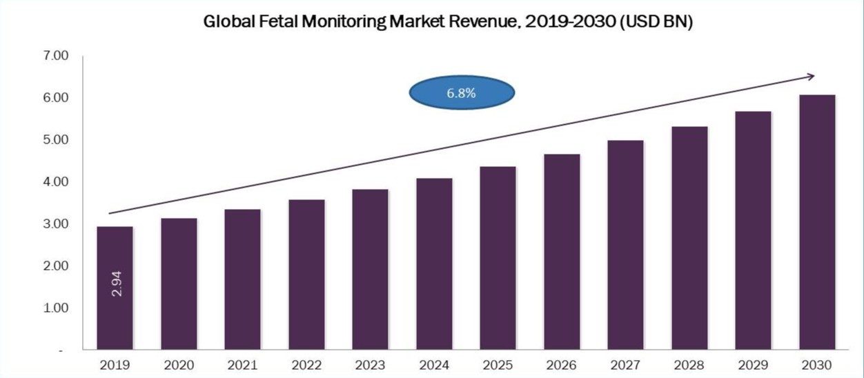 Fetal Monitoring Market to Grow at 5.50% CAGR by 2030