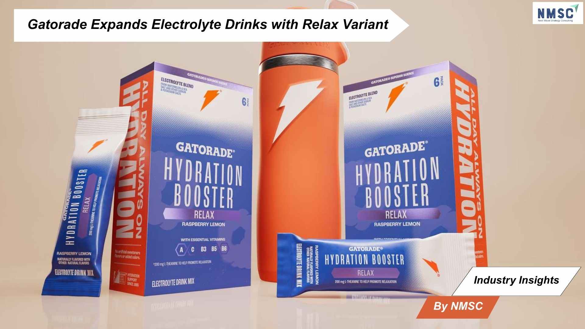 Gatorade Expands Electrolyte Drinks with Relax Variant