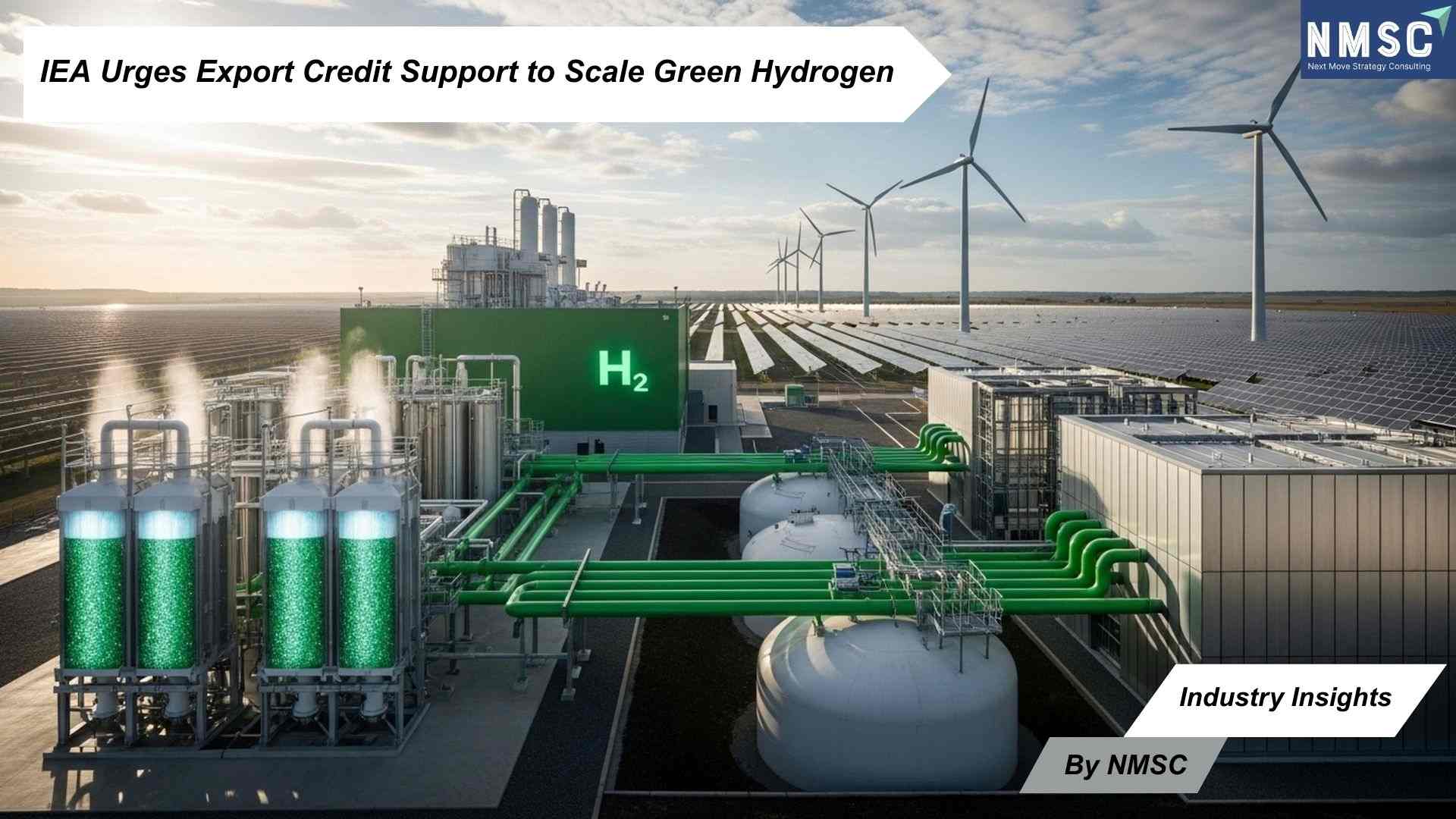 IEA Urges Export Credit Support to Scale Green Hydrogen