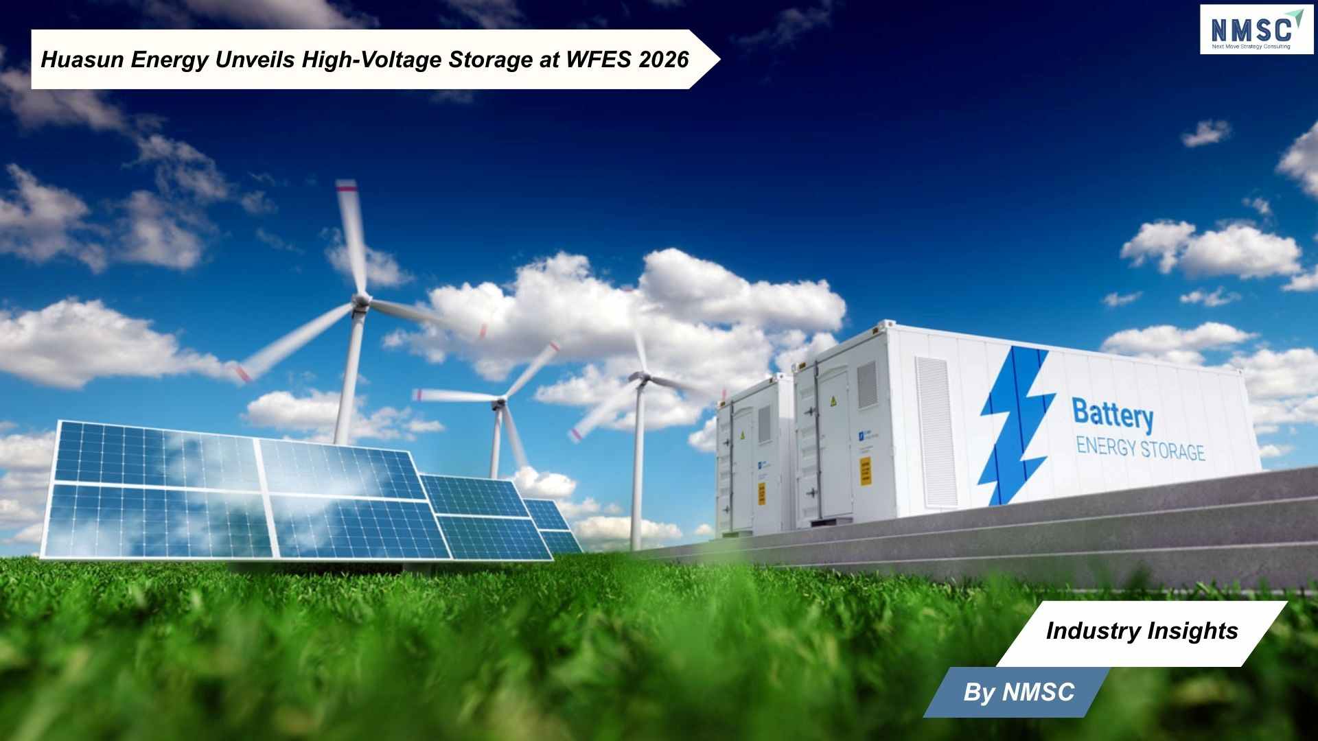 Huasun Energy Unveils High-Voltage Storage at WFES 2026