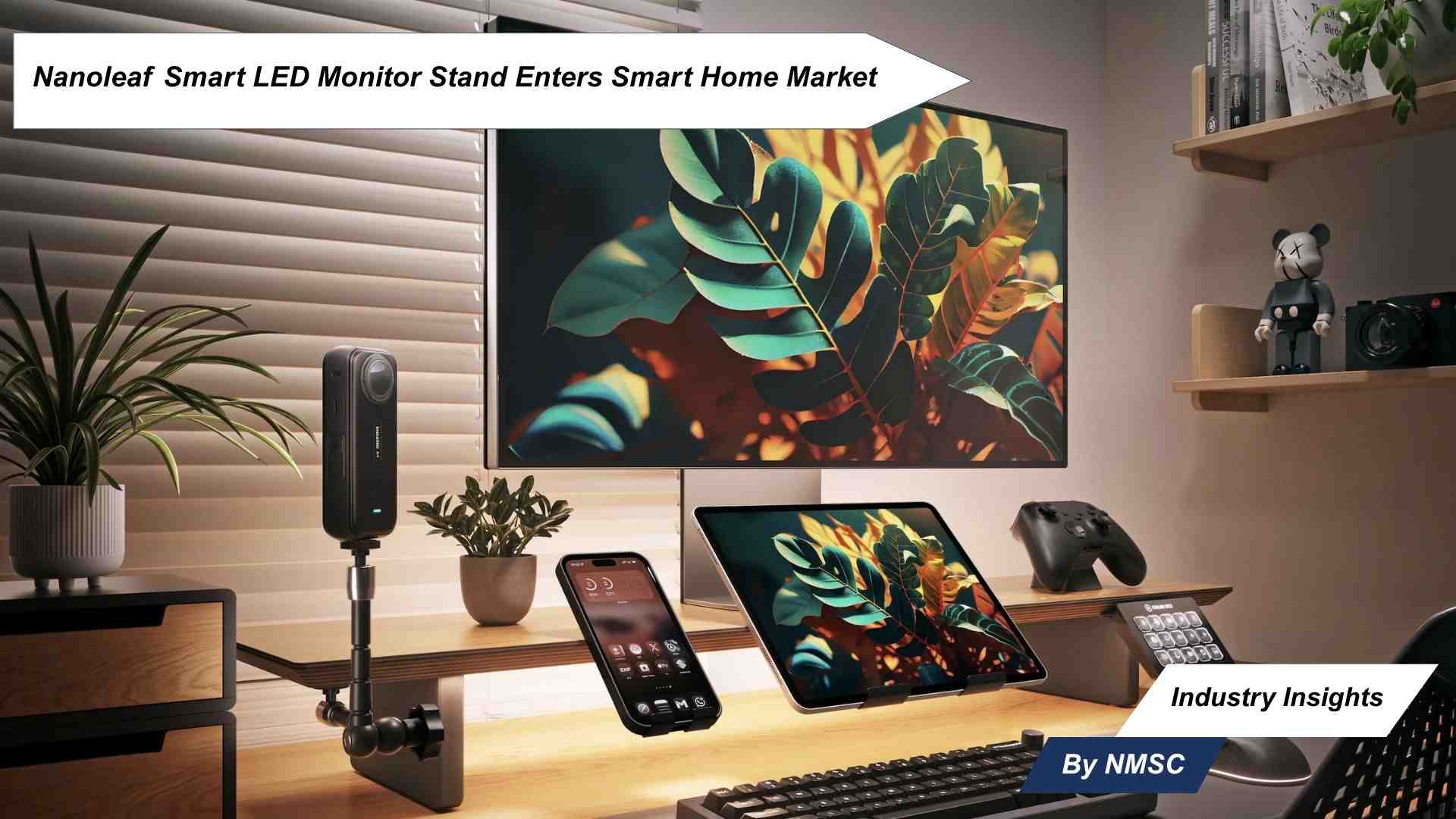 Nanoleaf Smart LED Monitor Stand Enters Smart Home Market
