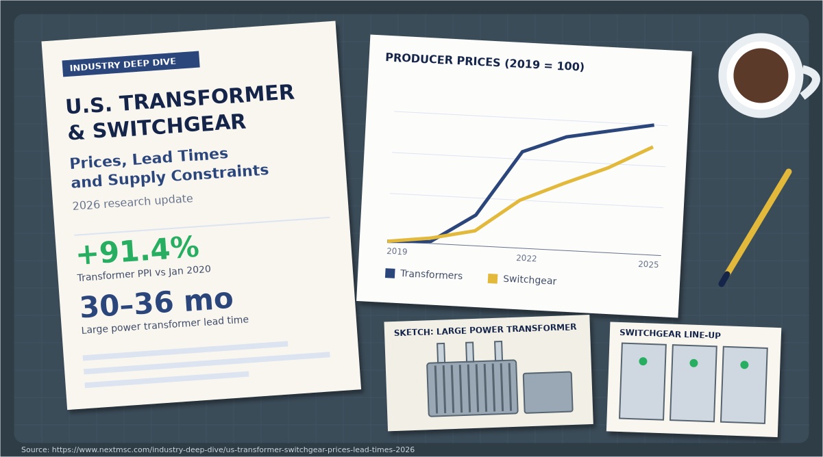 U.S. Transformer and Switchgear Prices, Lead Times and Supply Constraints 2026