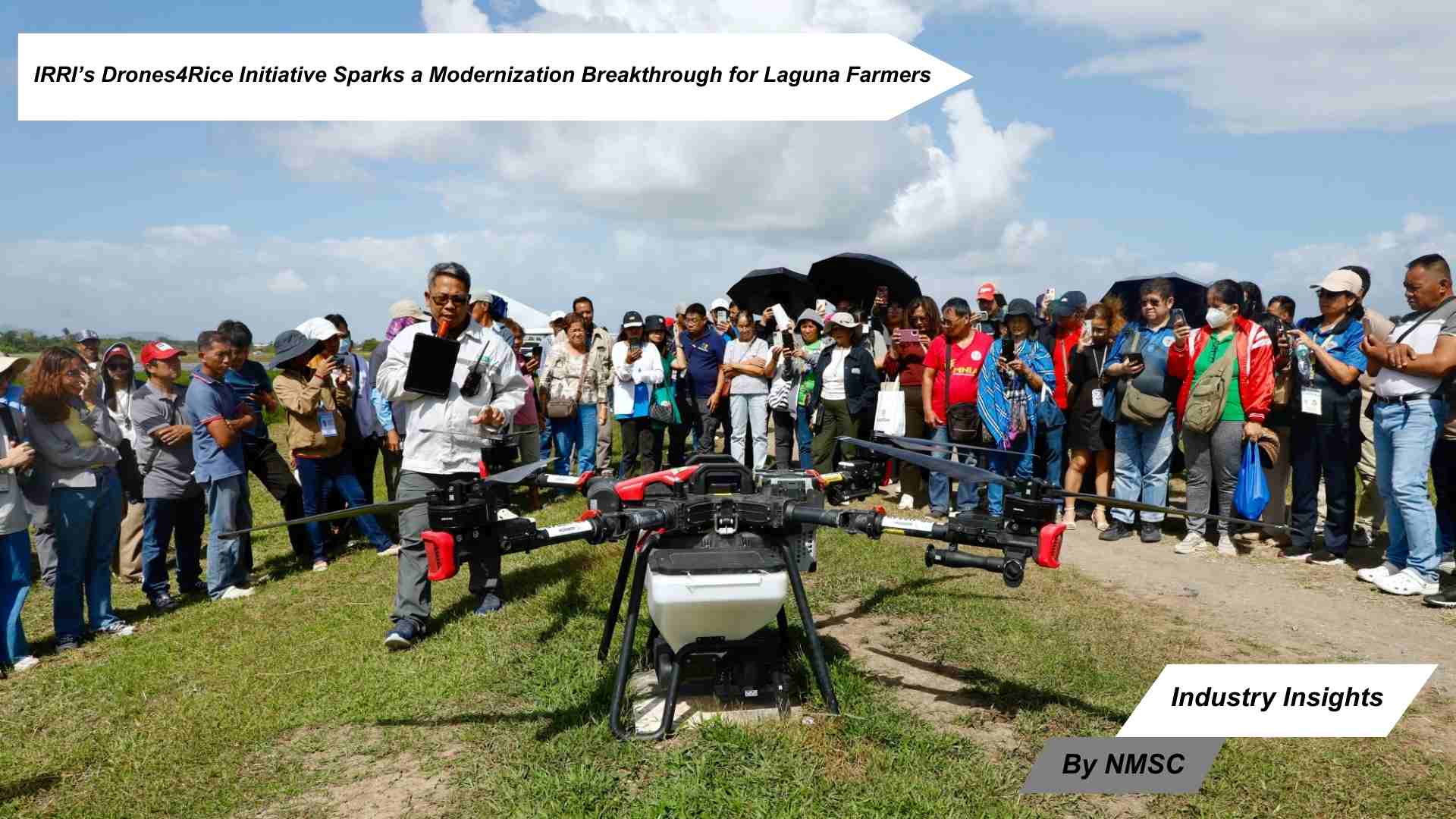IRRI’s Drones4Rice Initiative Sparks a Modernization Breakthrough for Laguna Farmers