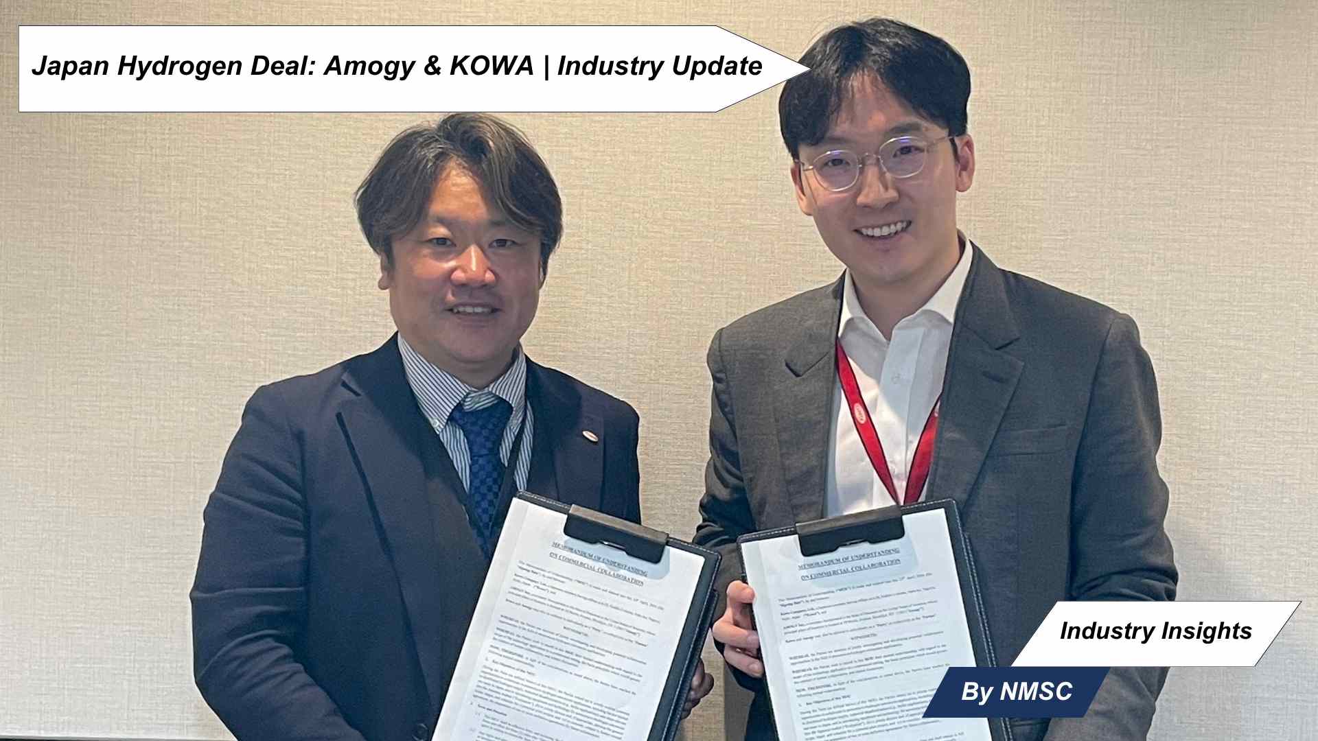 Japan Hydrogen Deal: Amogy & KOWA | Industry Update