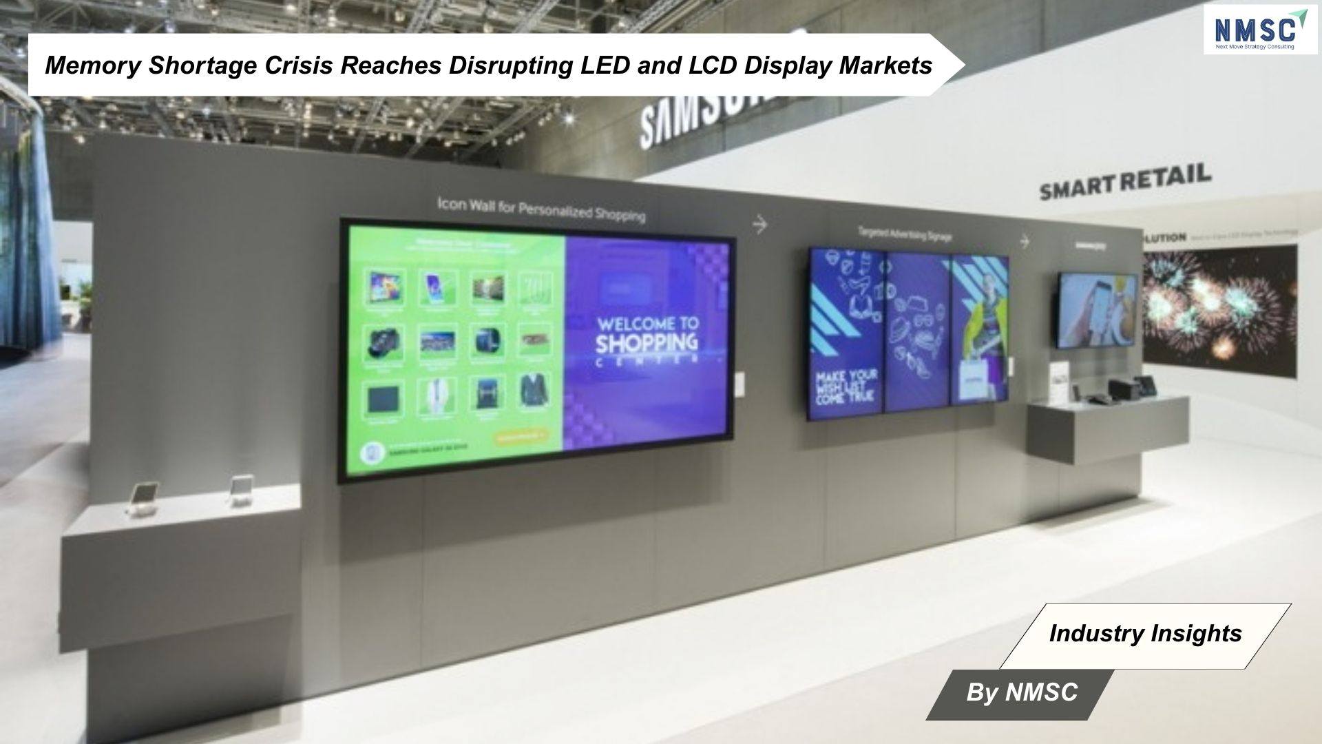 Memory Shortage Crisis Reaches Disrupting LED and LCD Display Markets