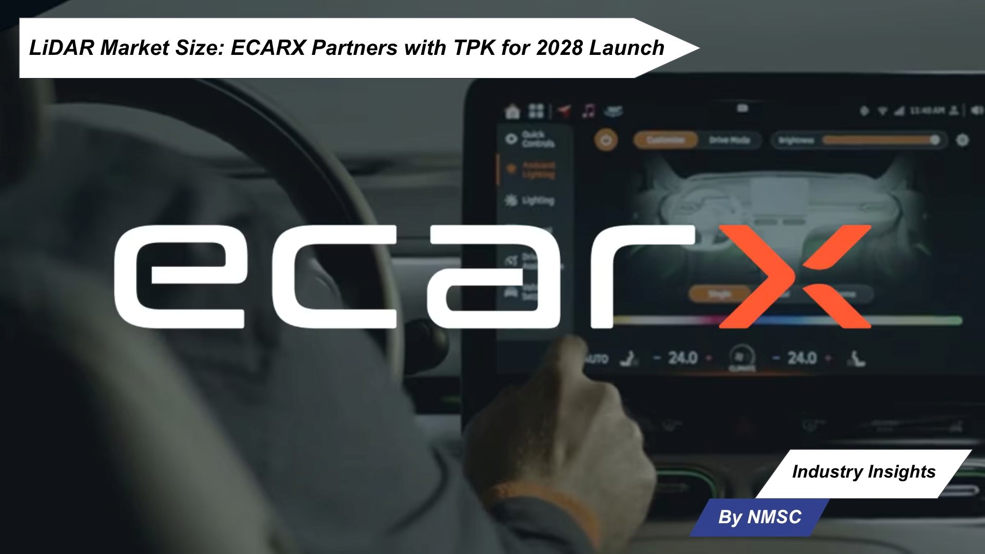 LiDAR Market Size: ECARX Partners with TPK for 2028 Launch