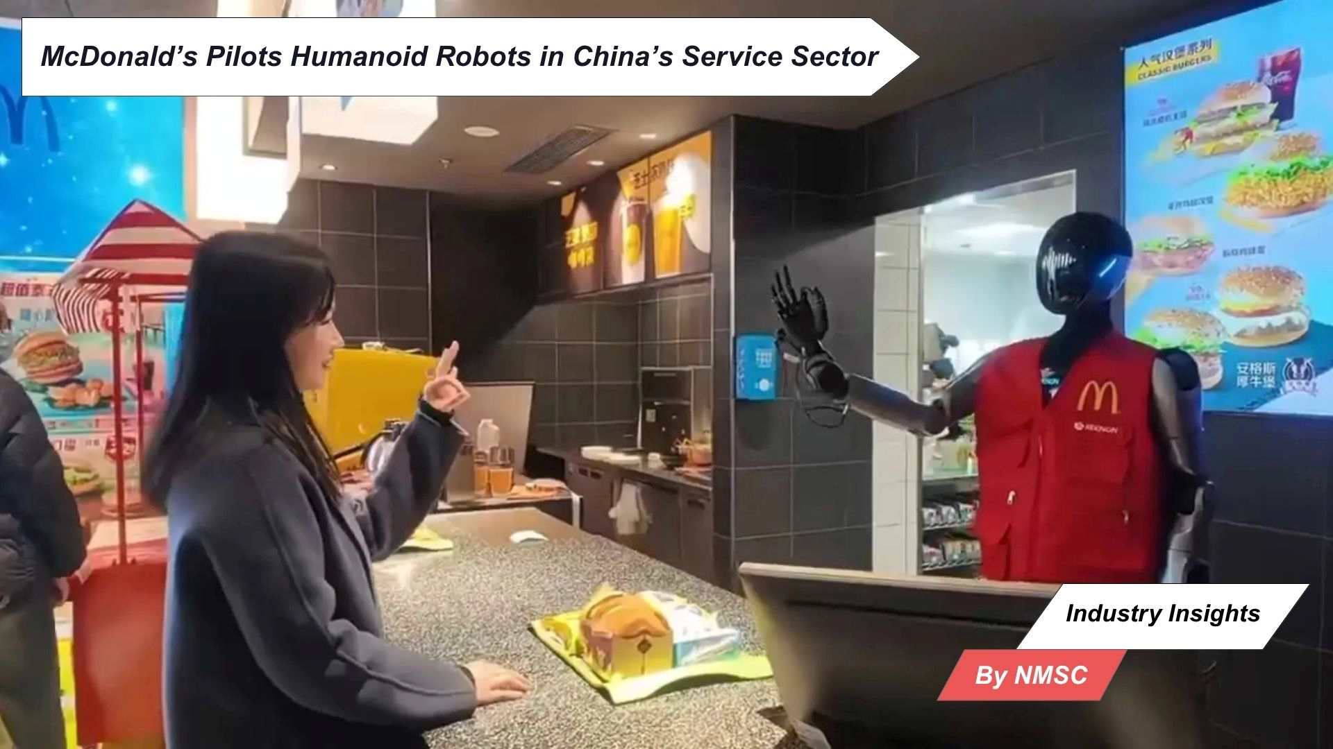 McDonald’s Pilots Humanoid Robots in China’s Service Sector