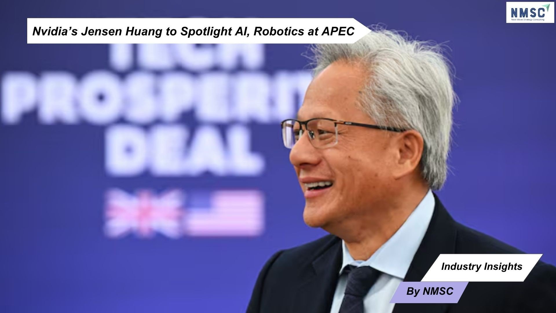 Nvidia’s Jensen Huang to Spotlight AI, Robotics at APEC