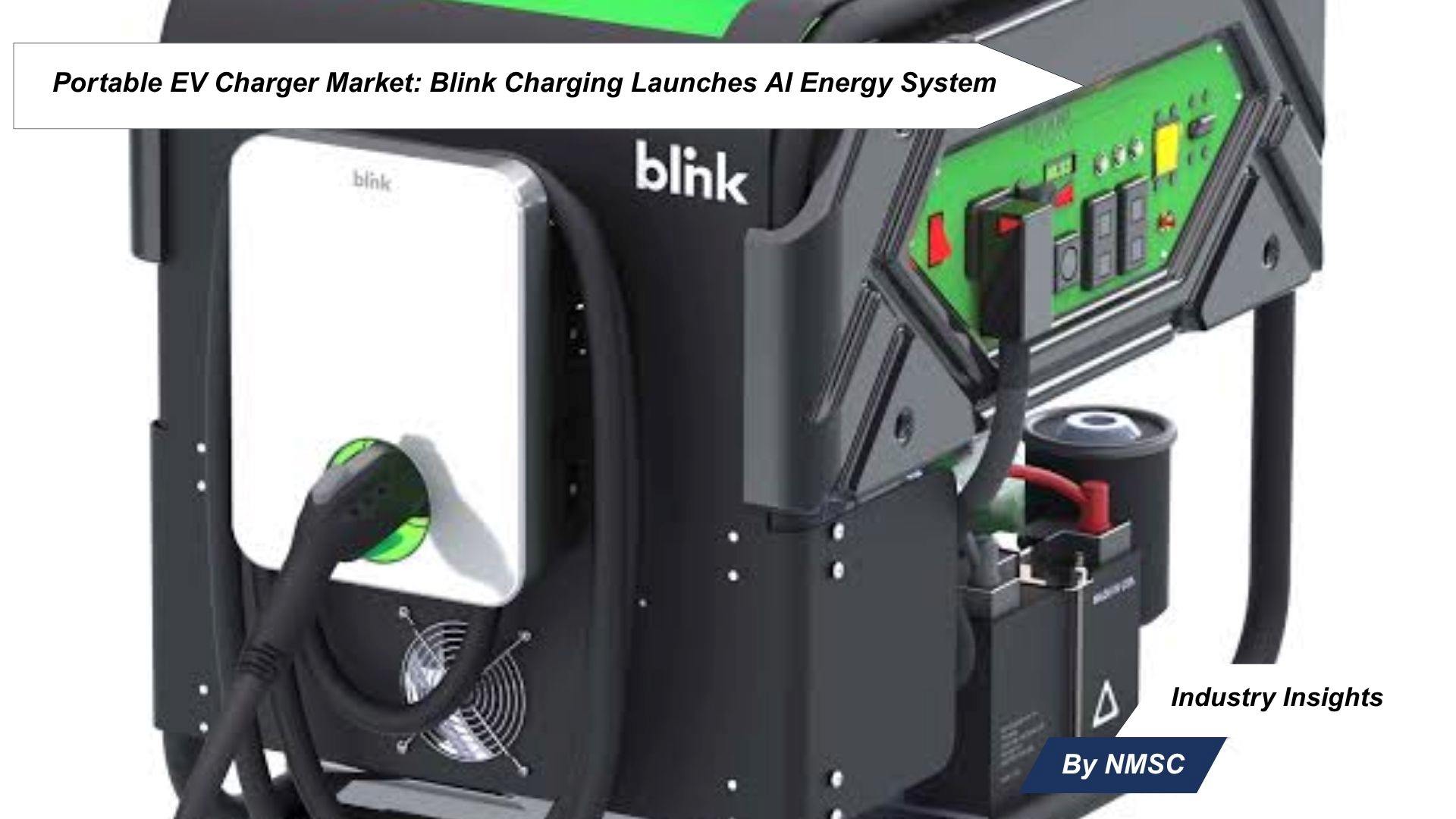 Portable EV Charger Market: Blink Charging Launches AI Energy System