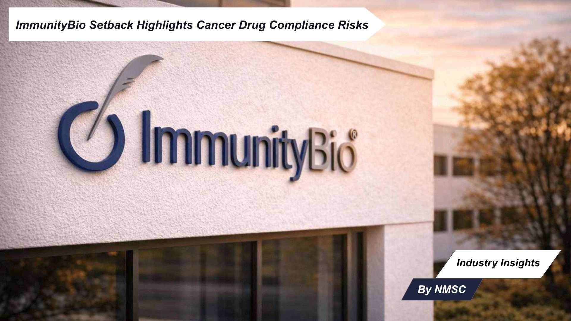 ImmunityBio Setback Highlights Cancer Drug Compliance Risks