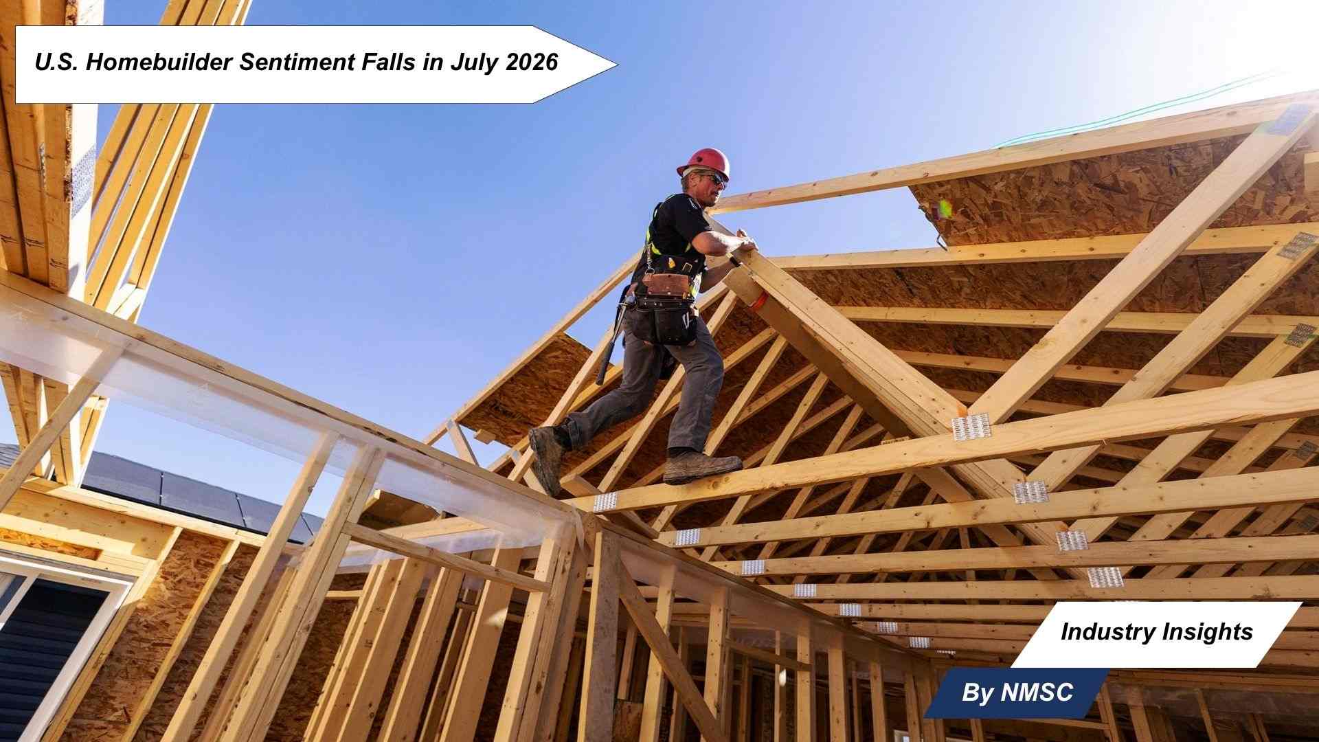 U.S. Homebuilder Sentiment Falls in July 2026