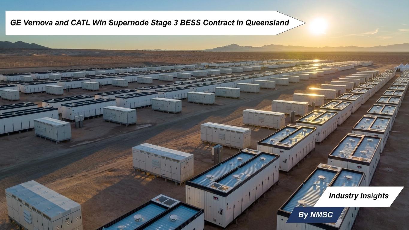 GE Vernova and CATL Win Supernode Stage 3 BESS Contract in Queensland