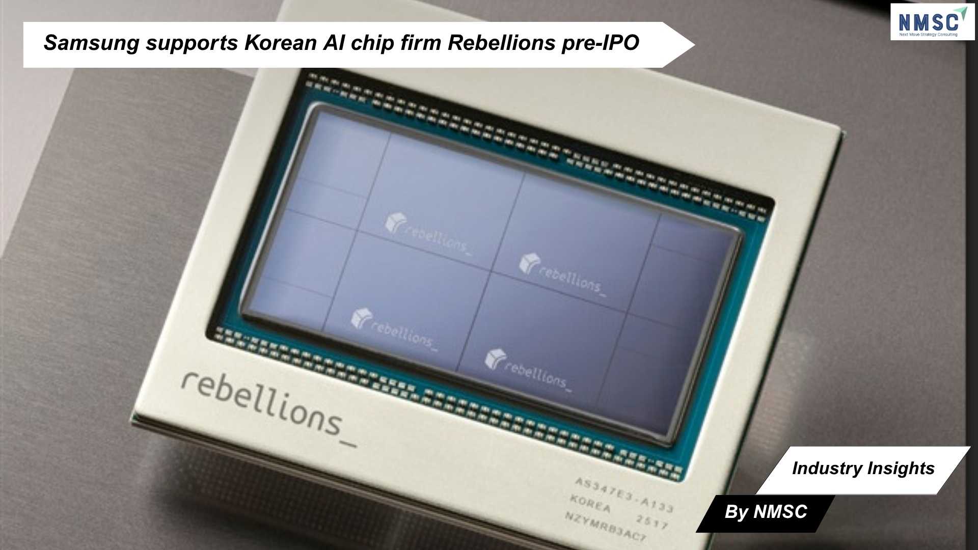 Samsung supports Korean AI chip firm Rebellions pre-IPO