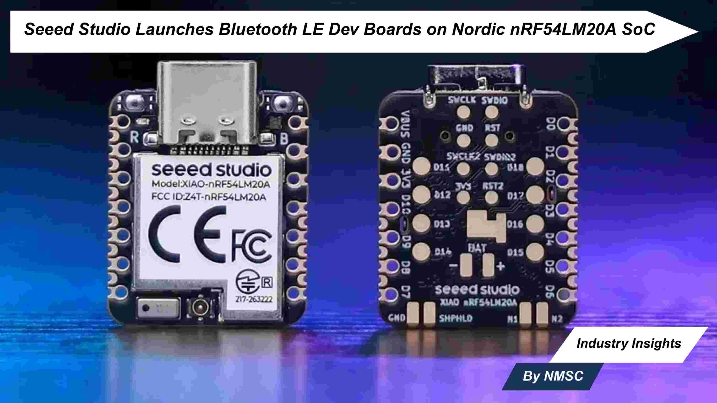 Seeed Studio Launches Bluetooth LE Dev Boards on Nordic nRF54LM20A SoC