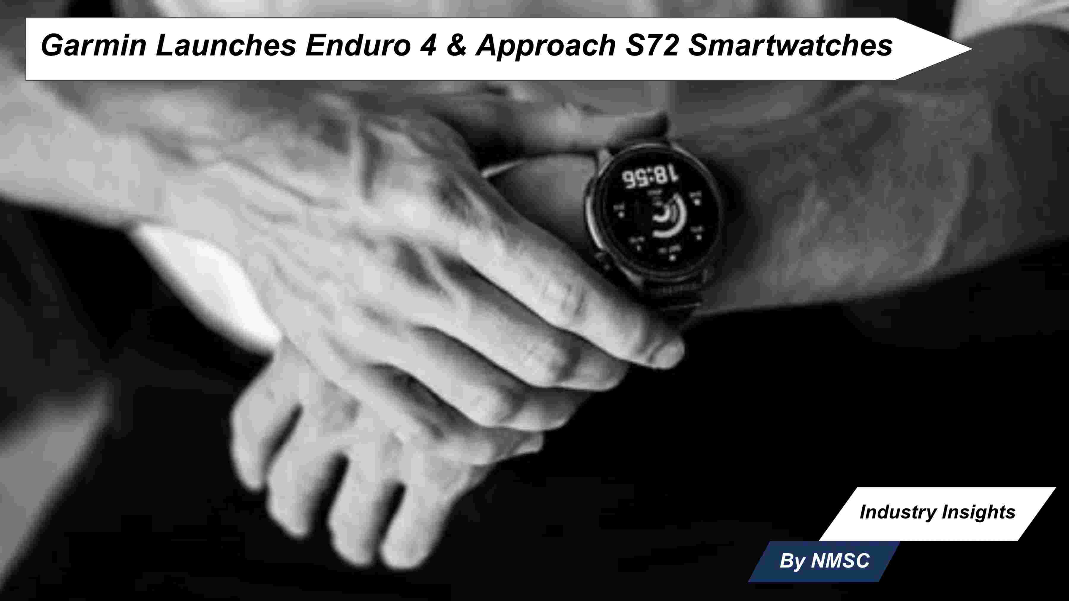 Garmin Launches Enduro 4 & Approach S72 Smartwatches