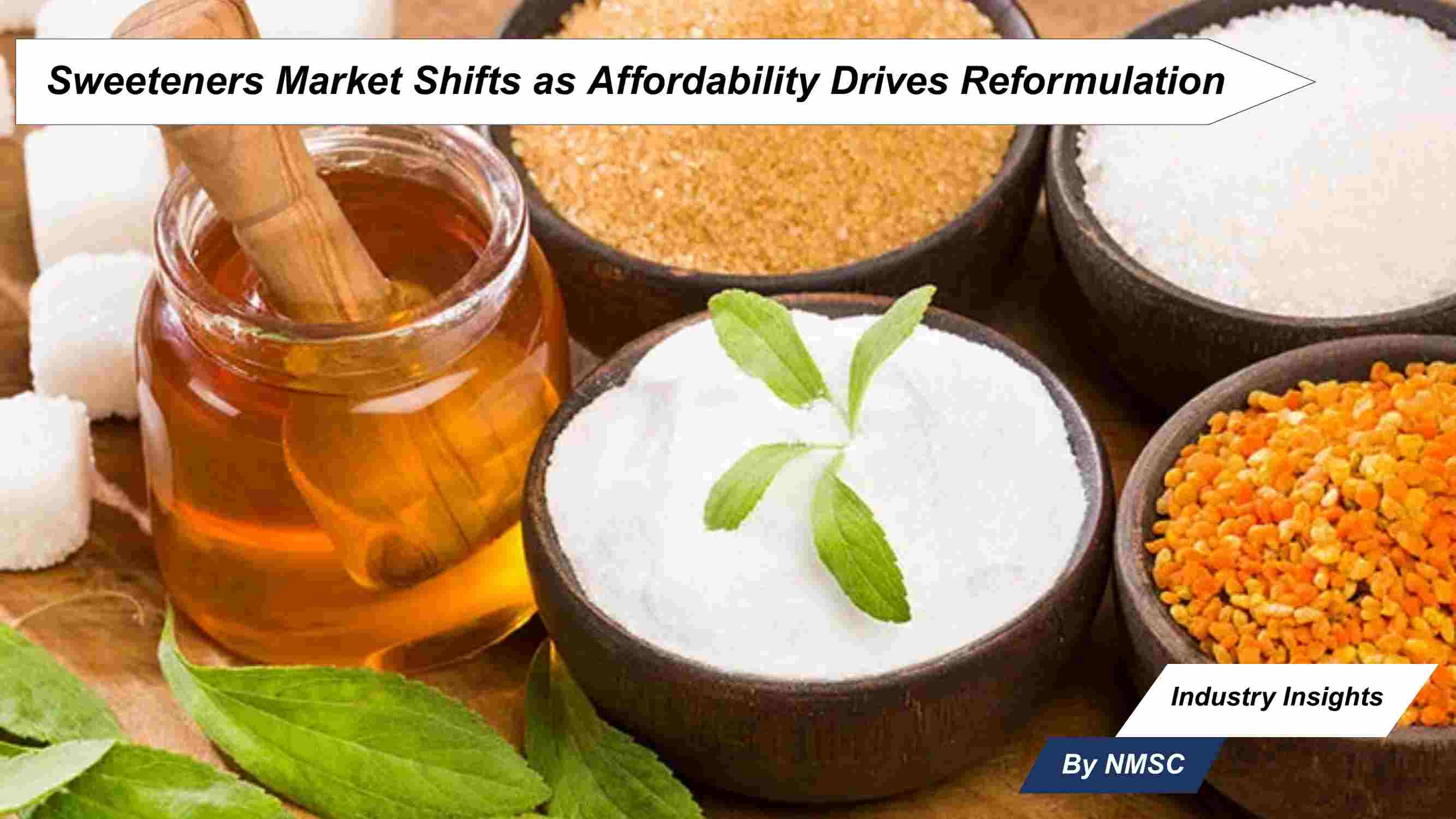 Sweeteners Market Shifts as Affordability Drives Reformulation