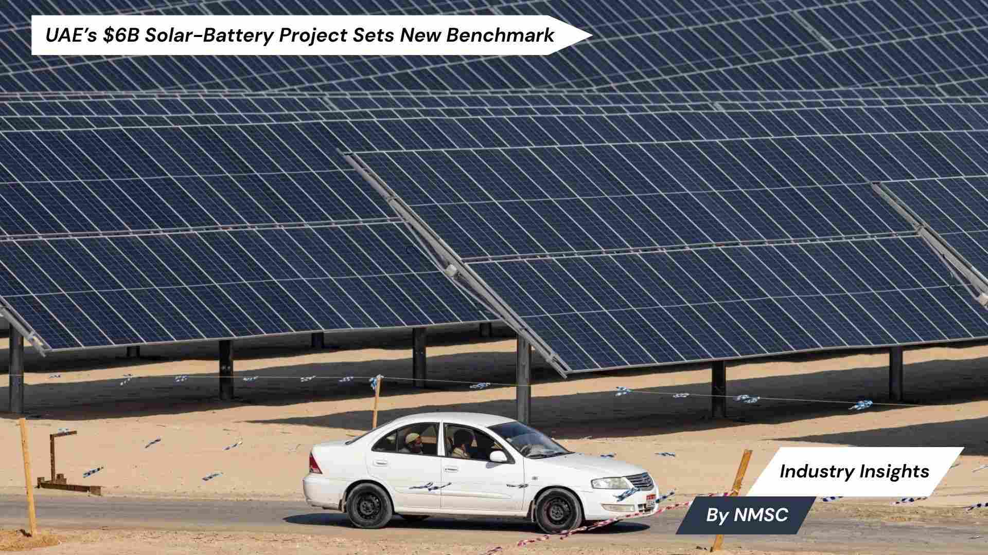 UAE’s $6B Solar-Battery Project Sets New Benchmark