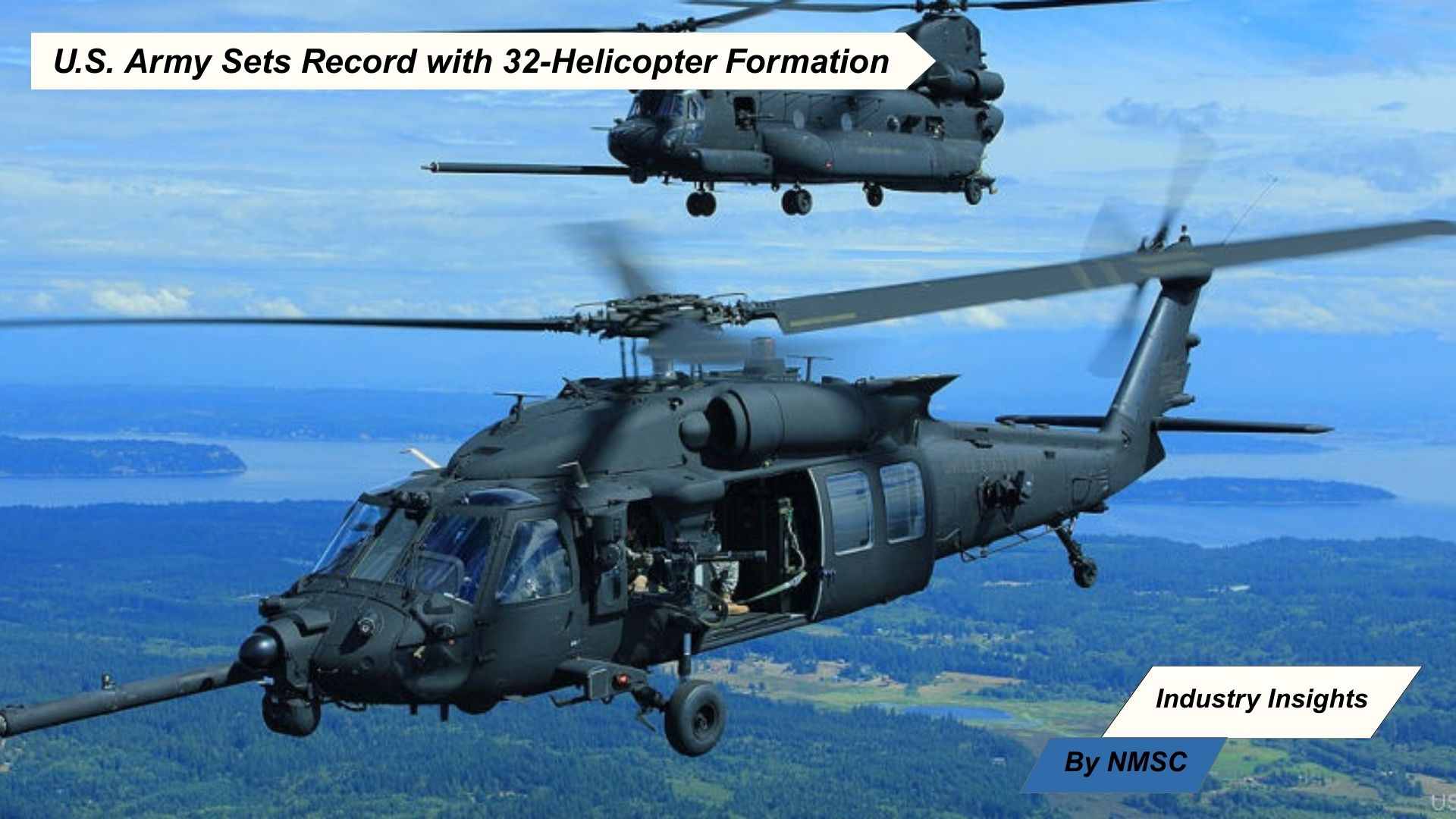 U.S. Army Sets Record with 32-Helicopter Formation