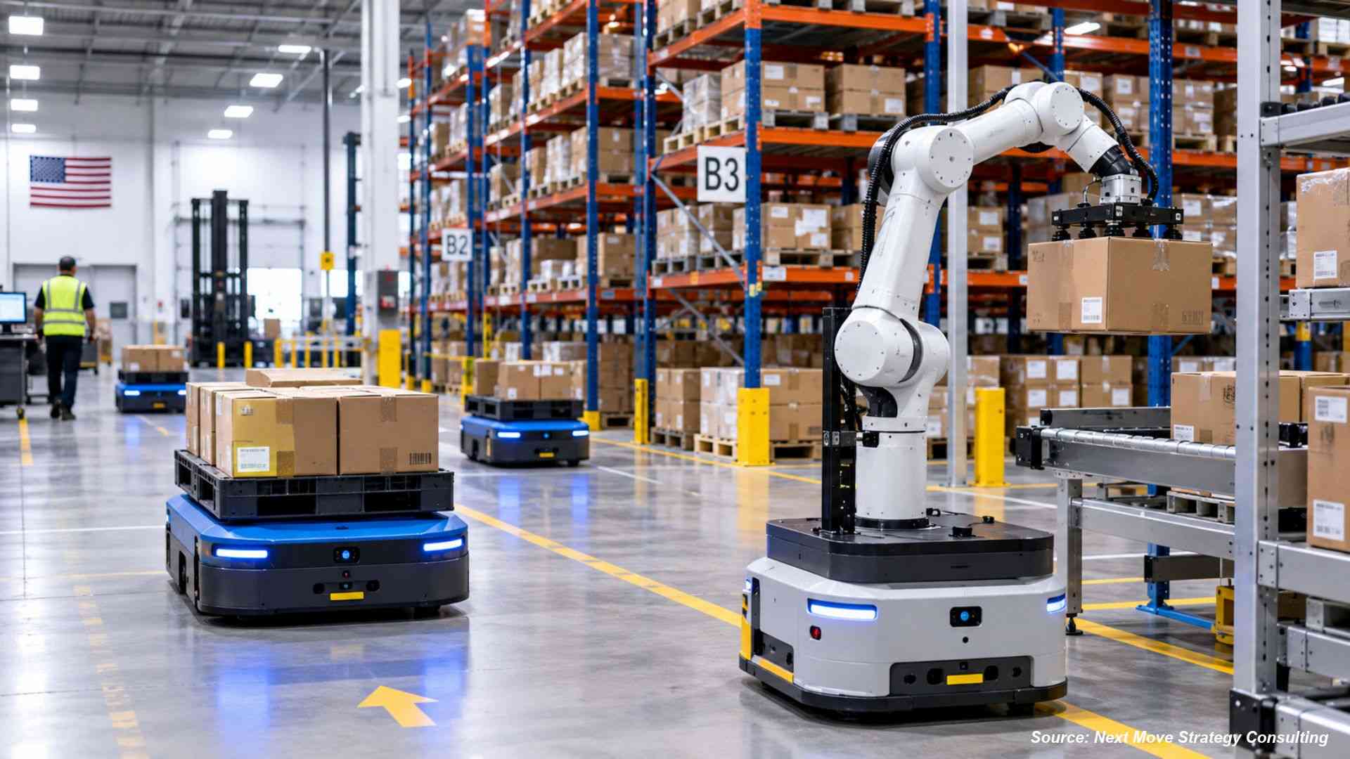 Which Region Dominates the U.S. Warehouse Robotics Market? The South Leads