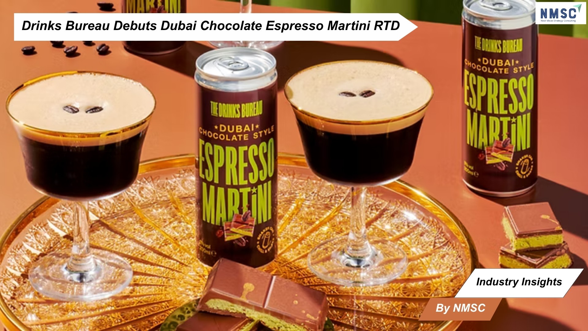Drinks Bureau Debuts Dubai Chocolate Espresso Martini RTD