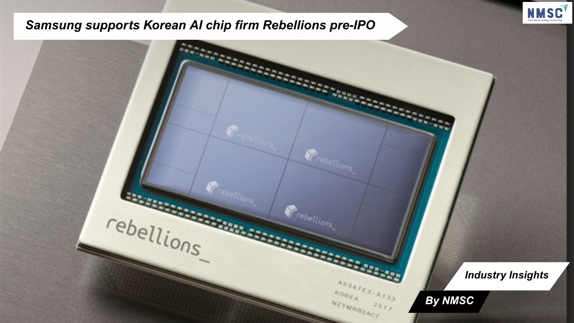 Samsung supports Korean AI chip firm Rebellions pre-IPO