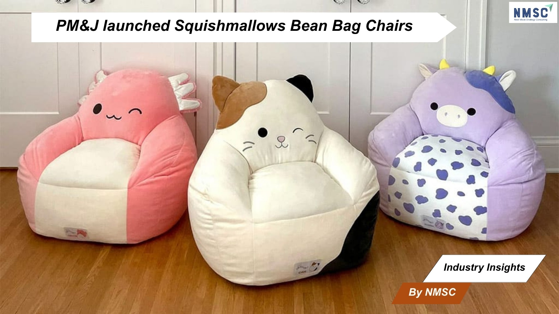 PM&J Unveils Squishmallows Bean Bag Chair Collection, Blending Iconic Comfort and Style