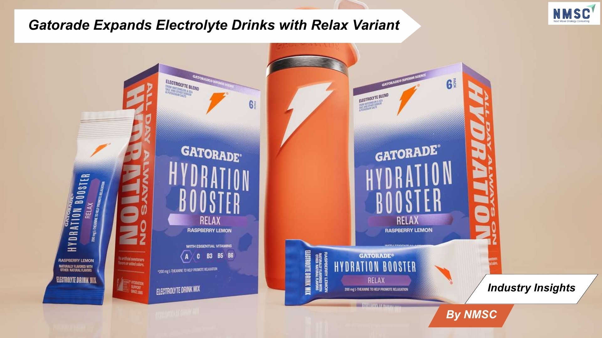 Gatorade Expands Electrolyte Drinks with Relax Variant