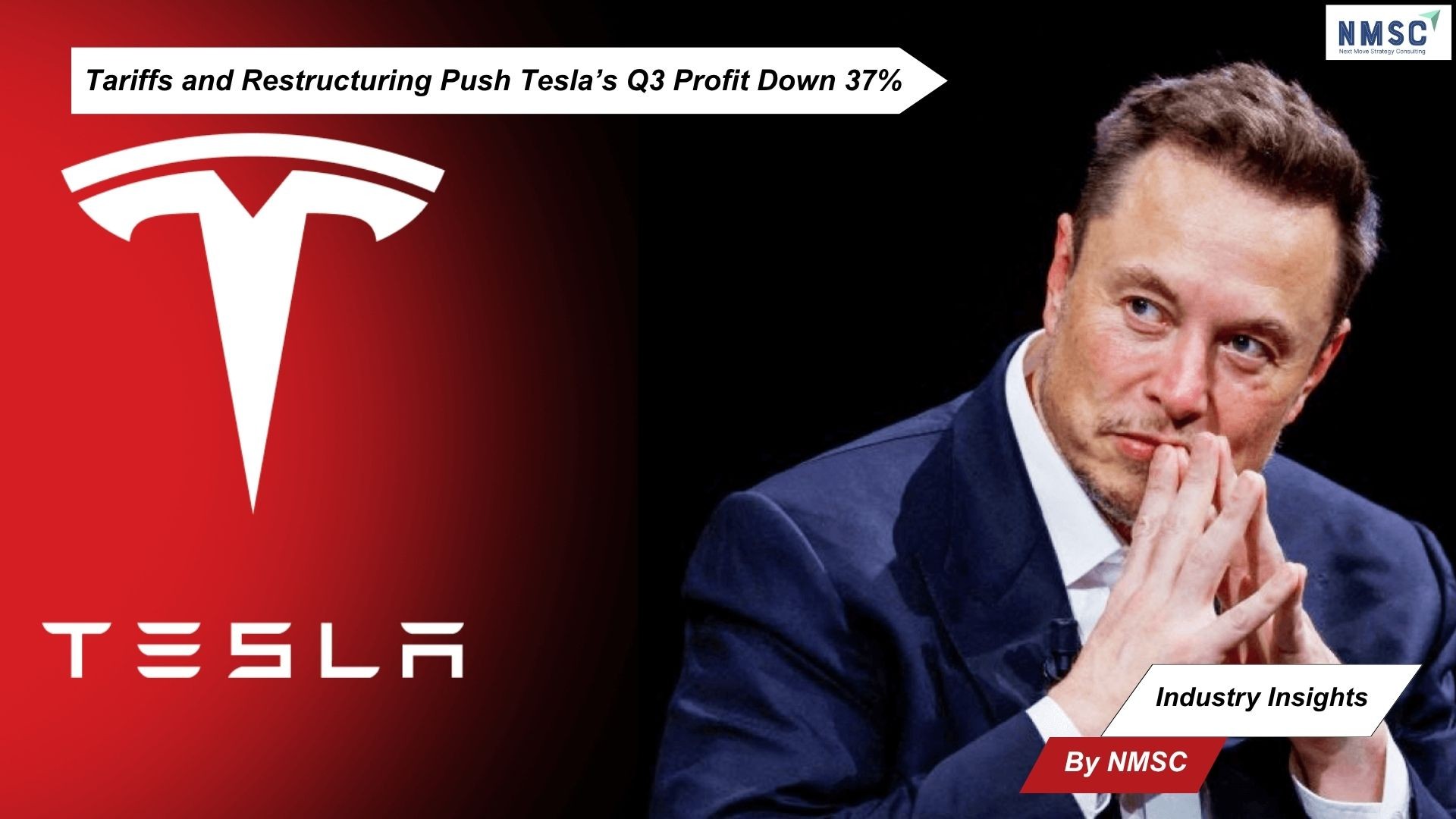 Tariffs and Restructuring Push Tesla’s Q3 Profit Down 37%