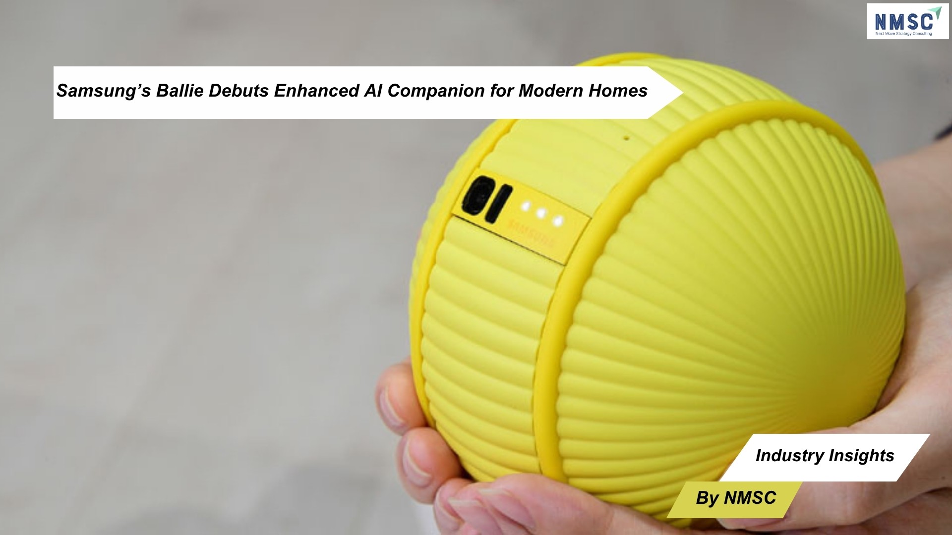 Samsung’s Ballie Debuts Enhanced AI Companion for Modern Homes
