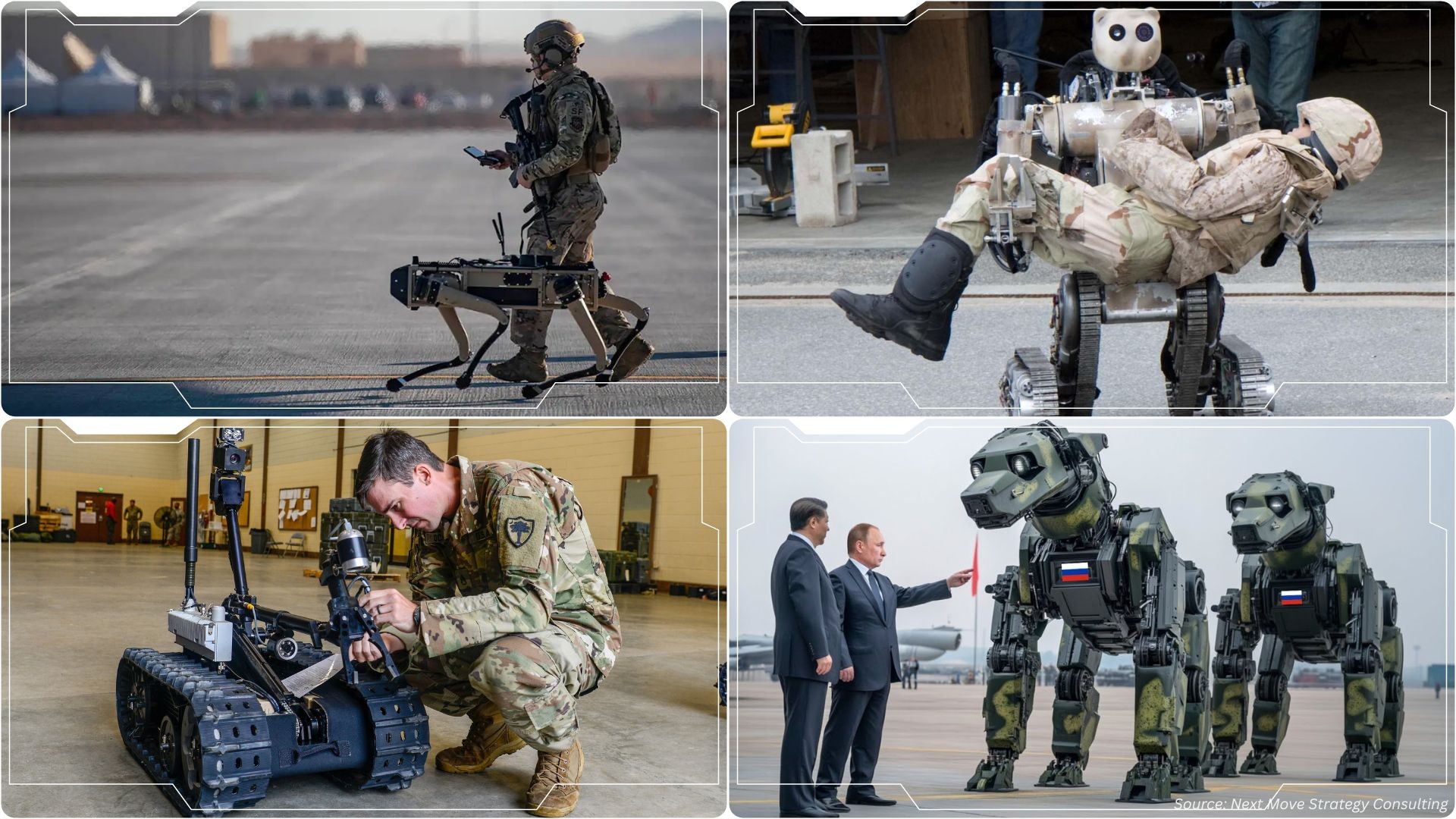 Advancements in Military Robots: China and India Lead the Charge