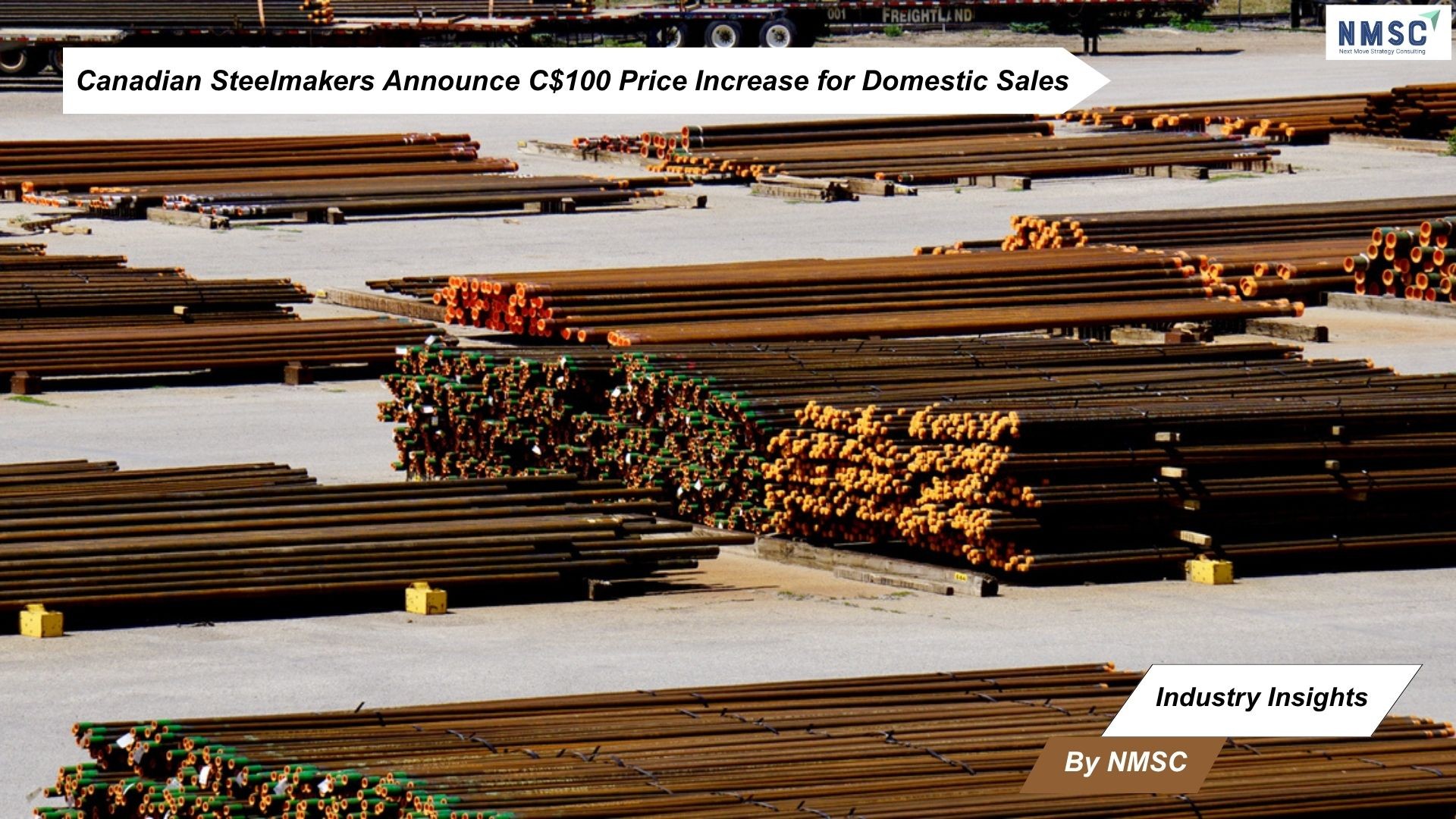 Canadian Steelmakers Announce C$100 Price Increase for Domestic Sales